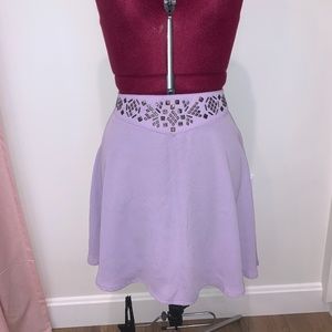 Urban Outfitters Purple Skirt with Beading
